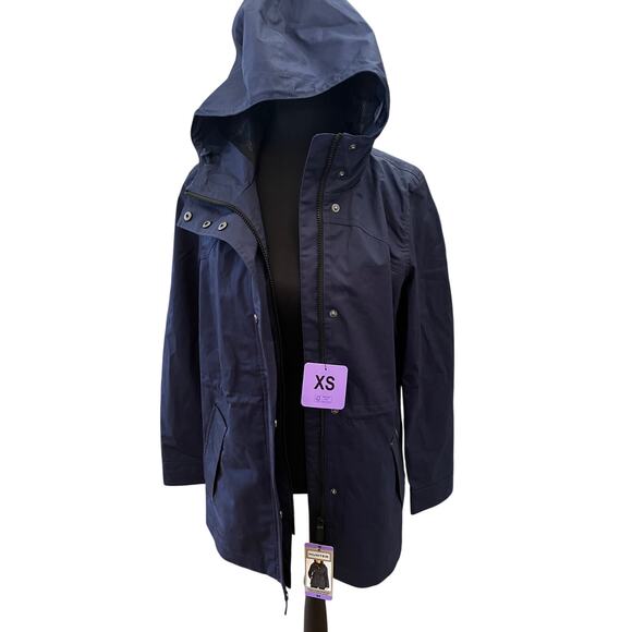 Hunter Water-Resistant Cotton Smock Jacket (Size XS) Blue NWT - Picture 10 of 11